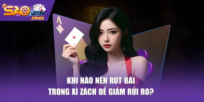 Rút bài trong xì zách
